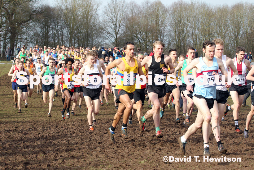 Senior men, 2020 British Athletics Inter Counties Cross Country Champs., Prestwold Hall, Loughborough. Photo: David T. Hewitson/Sports for All Pics